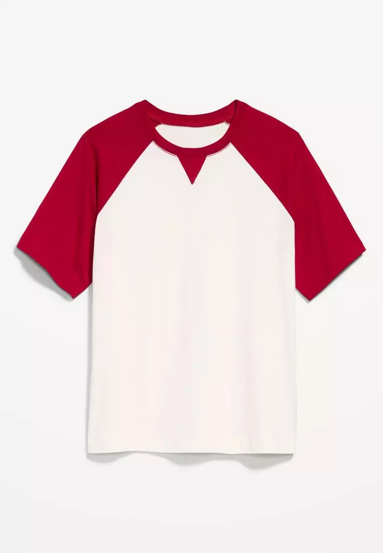 Vintage Crew-Neck Raglan T-Shirt