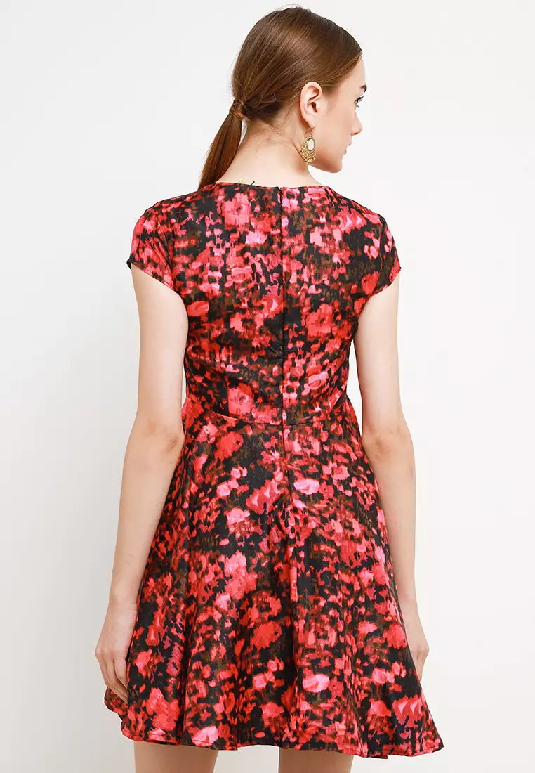 Chanira Zahra Dress-Pink Black