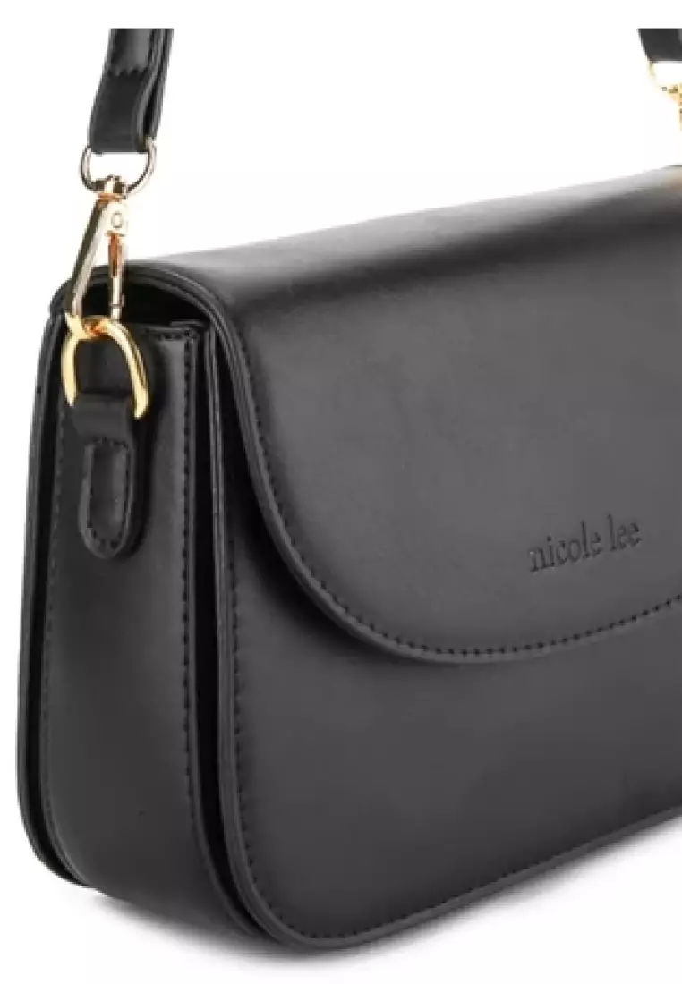 Nicole Lee Tas Wanita Selempang Bahu Tas Kerja Hand Bag 3721508901BLA