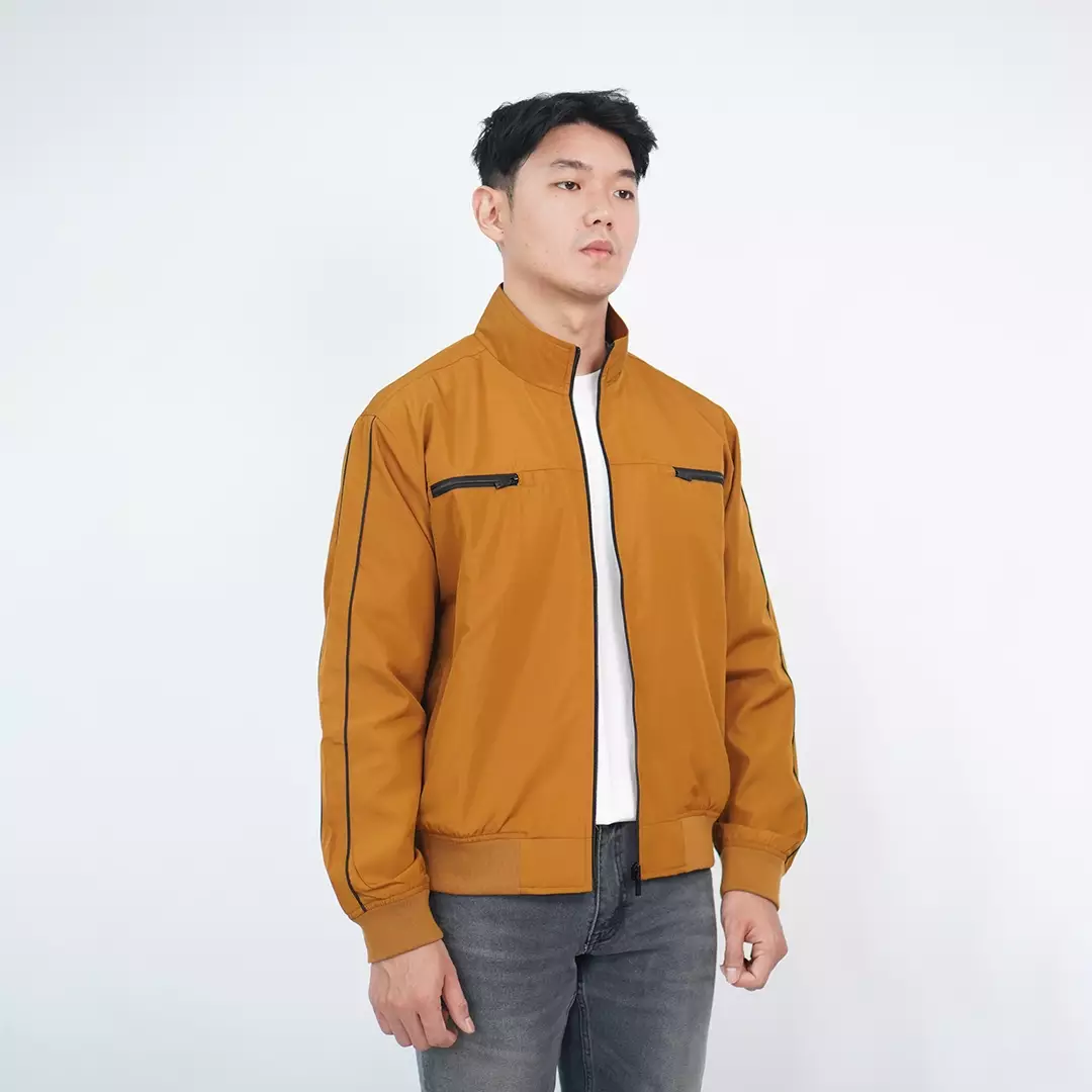 Ryusei Windbreaker Jacket Yoriyuki Mustard - Jaket Parasut