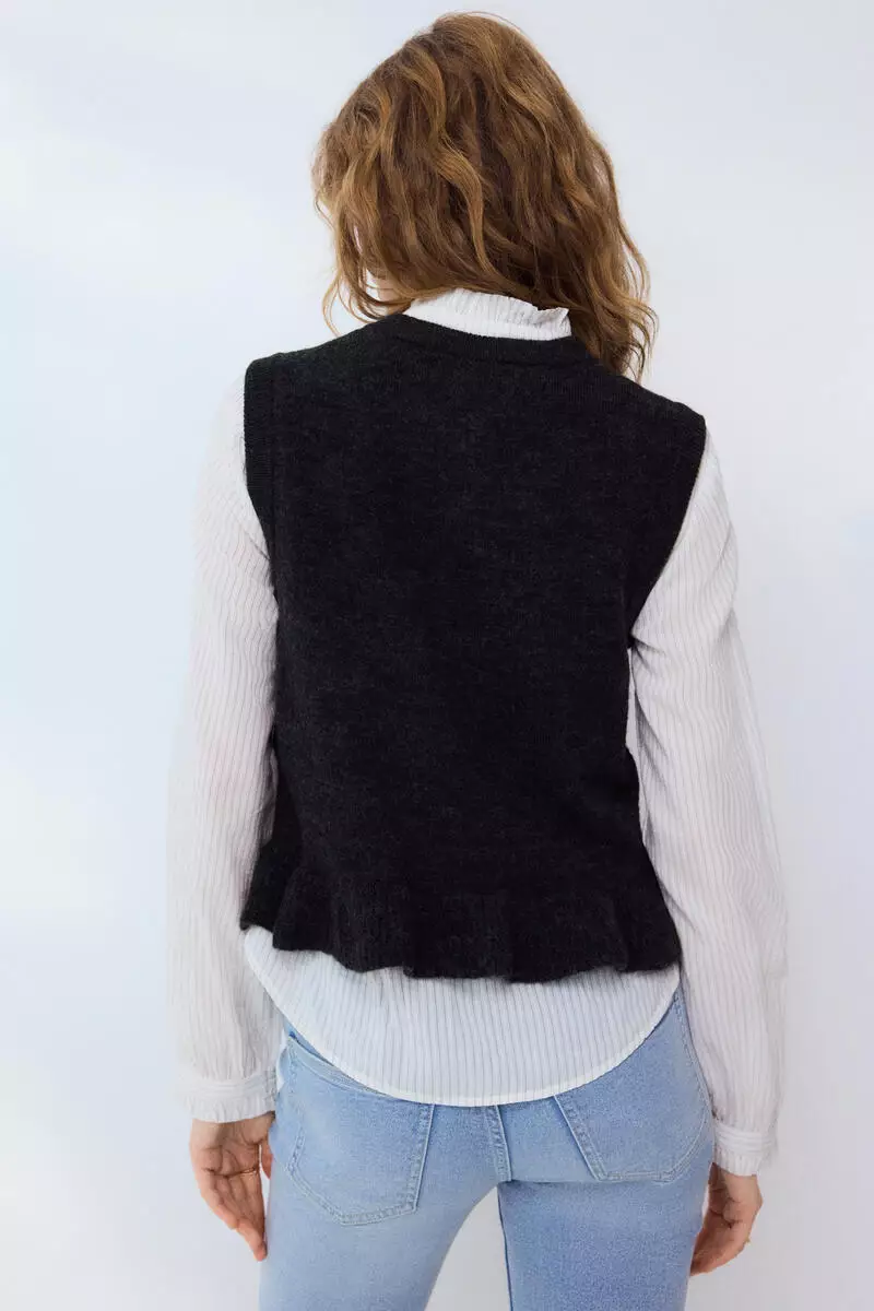 Knitted waistcoat