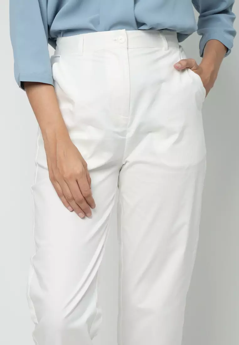 Justice Relaxed Pants with Scallop Pockets