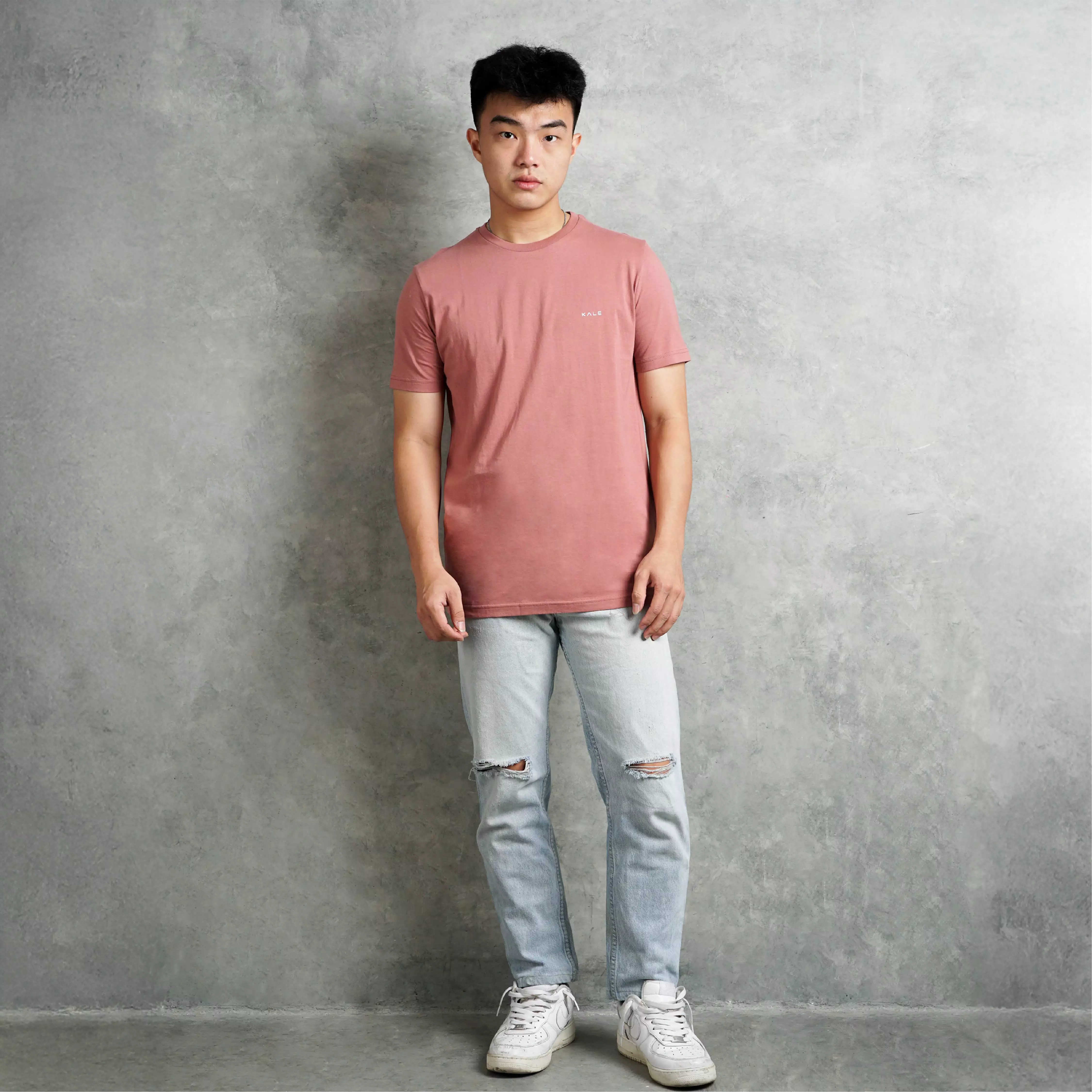 Kale Arion Dusty Rose / T-Shirt Pria Lengan Pendek / Unisex