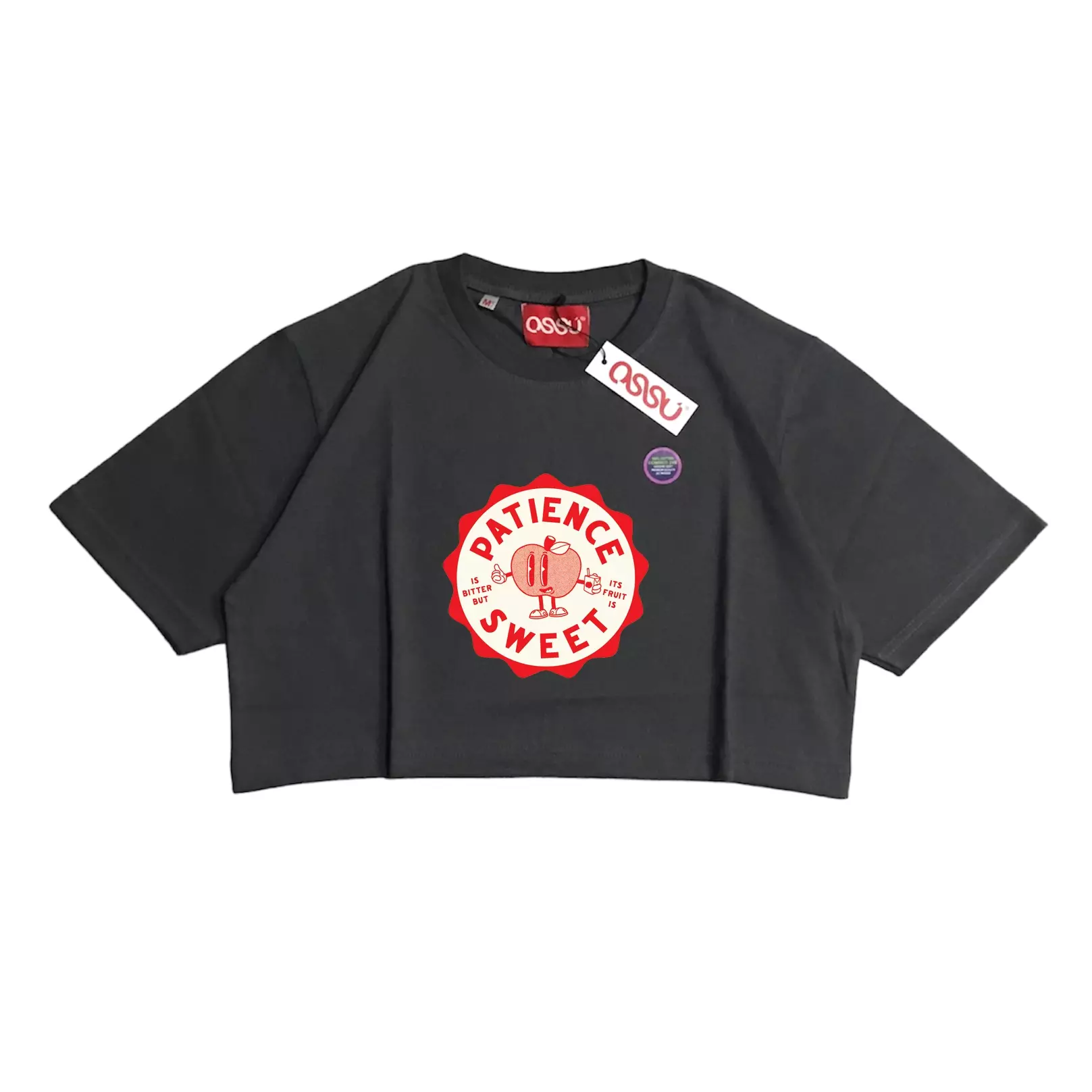 Ossu Crop Top DTF Series Patience Combed 24S