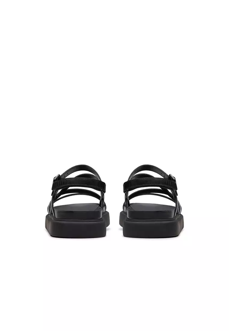 Buy CLARKS Womens Aristella Rose Strap Sandals - Black