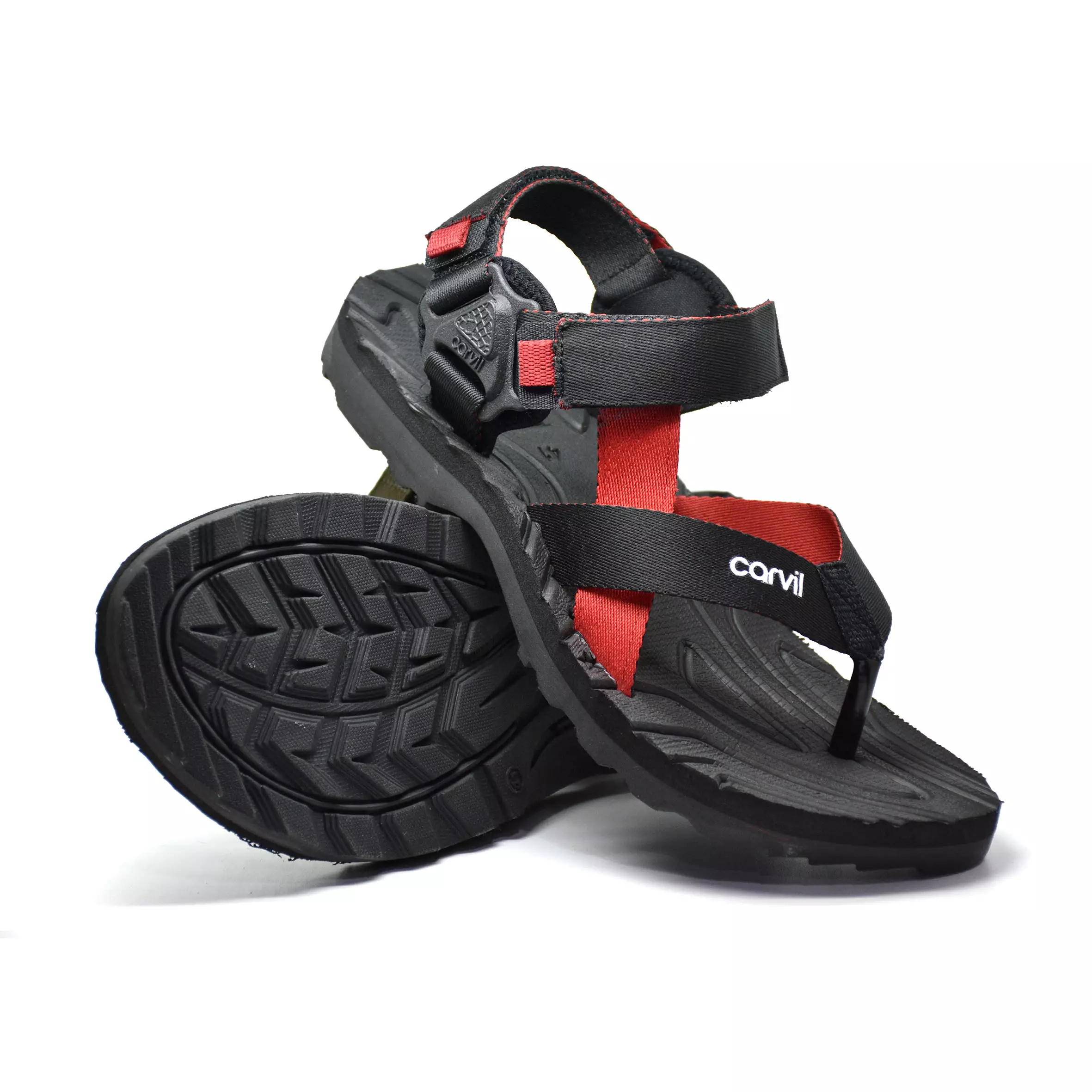 Carvil Sandal Gunung Pria Mechanica-GM Black/Red