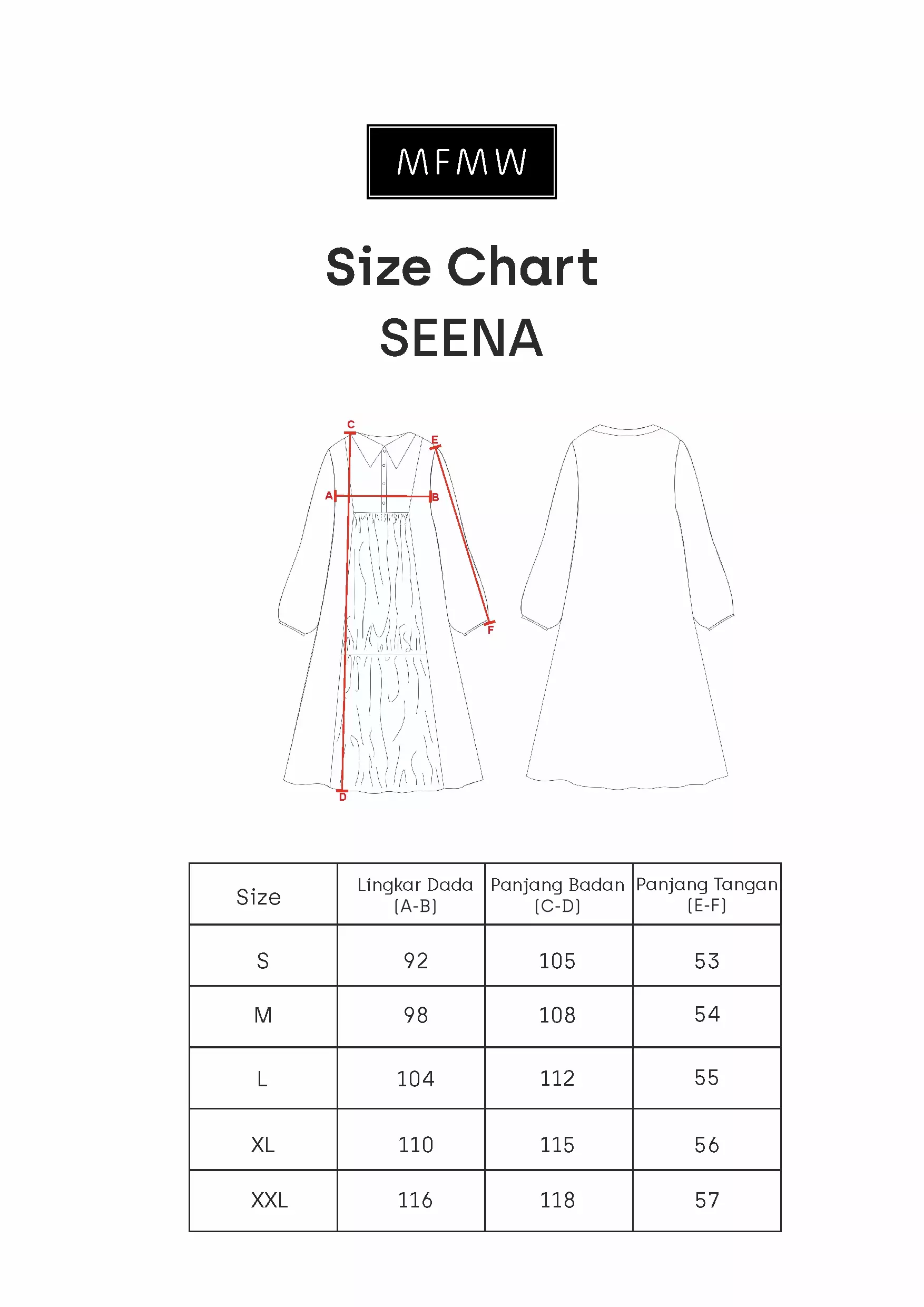 MFMW Seena Midi Dress Navy Motif Kotak