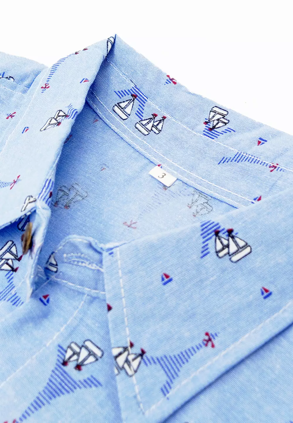 Wakakids Kemeja Anak Laki Laki Usia 1 Tahun Hingga 8 Tahun Atasan Baju Kerah Collar Shirt Motif Eiffel Tower Full Printing 4230 Vensk Abu Tua