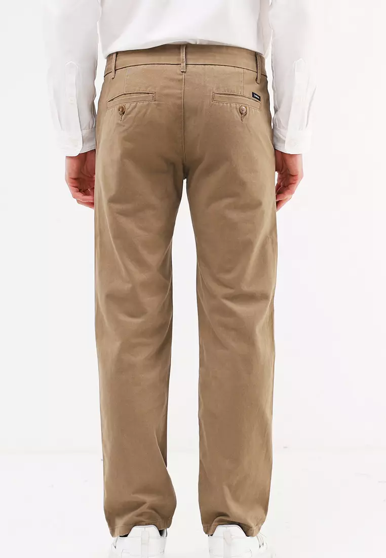 Regular Straight Chino Pants