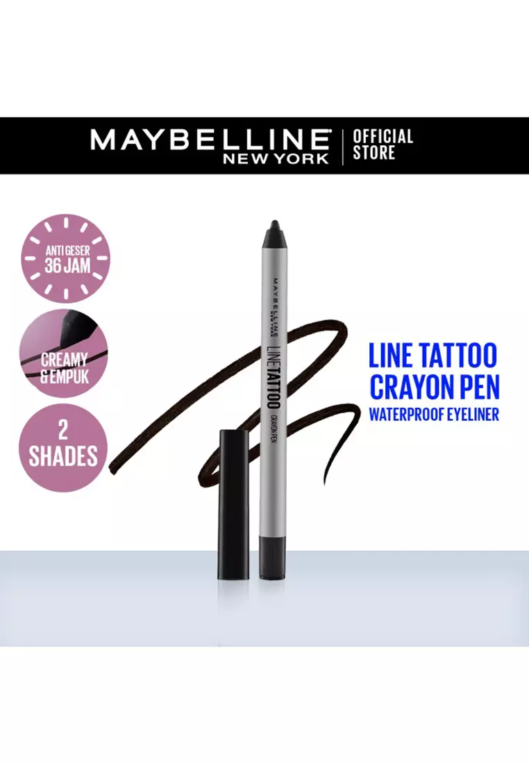 Maybelline Line Tattoo Crayon Pen Liner Dark Brown