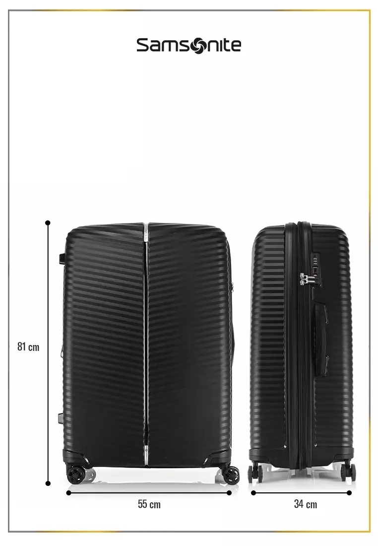 Samsonite Koper Hardcase Varro Large 30 Inch - Black