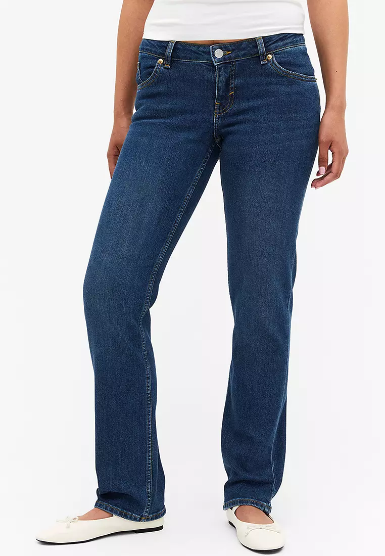 Monki Low Waist Straight Leg Jeans 2024, Buy Monki Online