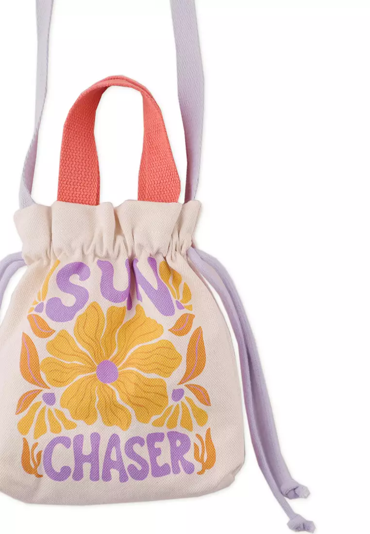 Cathleen Canvas Sling Bag With Garrison Strap