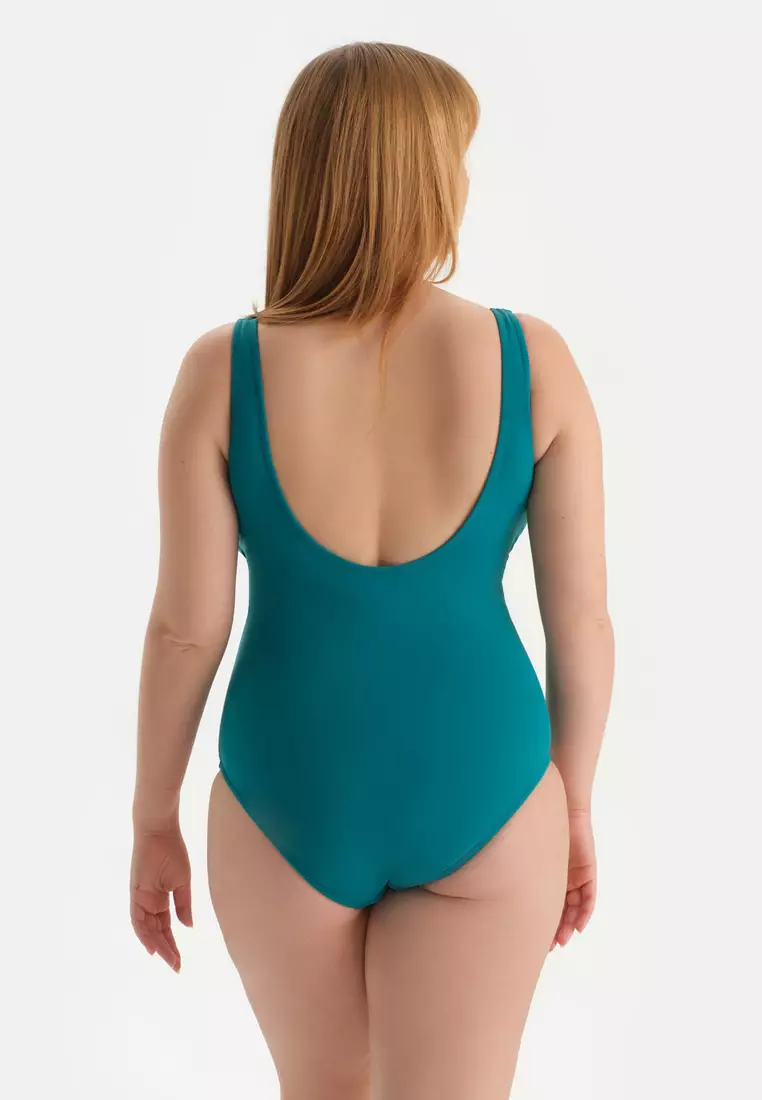 Green Minimizer Swimsuit, Minimizer, Full-Cup, Non-wired, Swimwear for Women