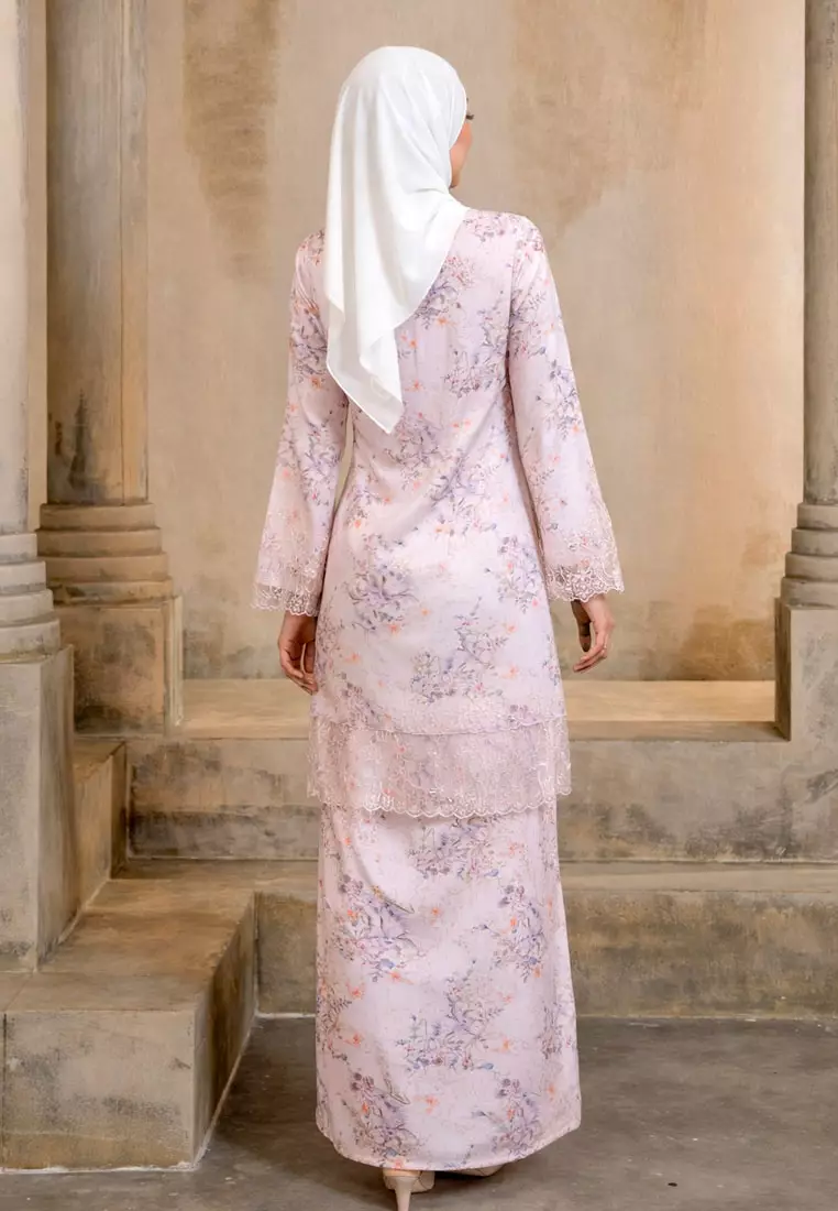 Kesuma Luxe Kurung Modern with Sequin Lace