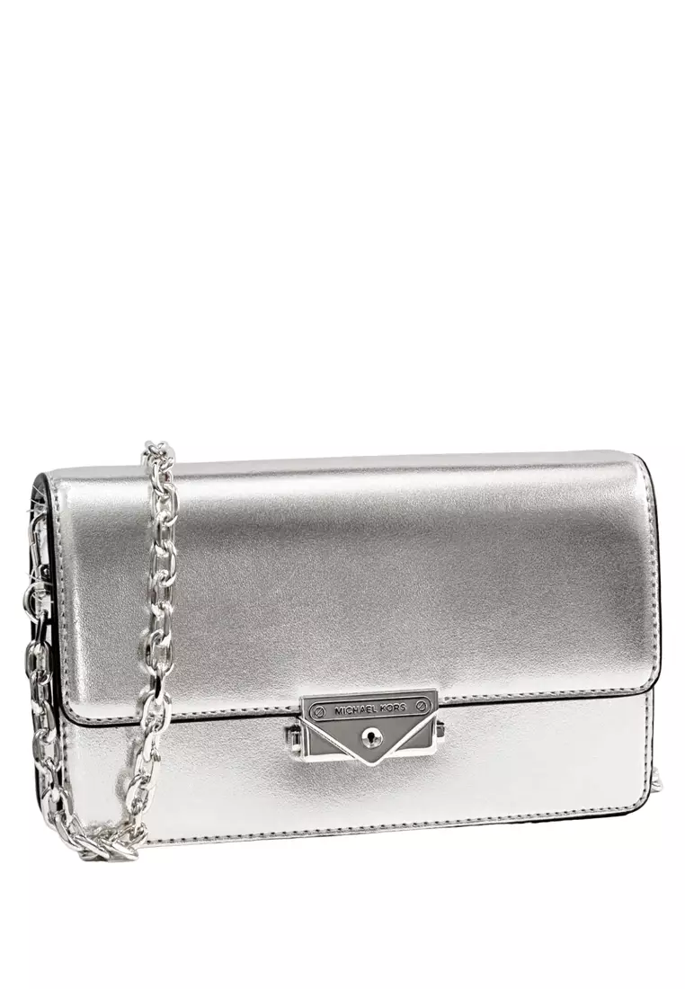 Michael kors silver purse hotsell