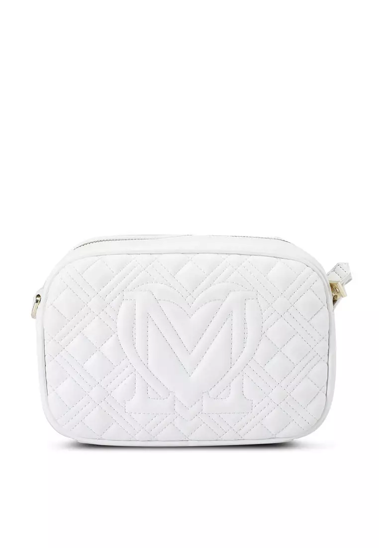Buy Love Moschino Diamond Quilted Camera Crossbody Bag 2023 Online