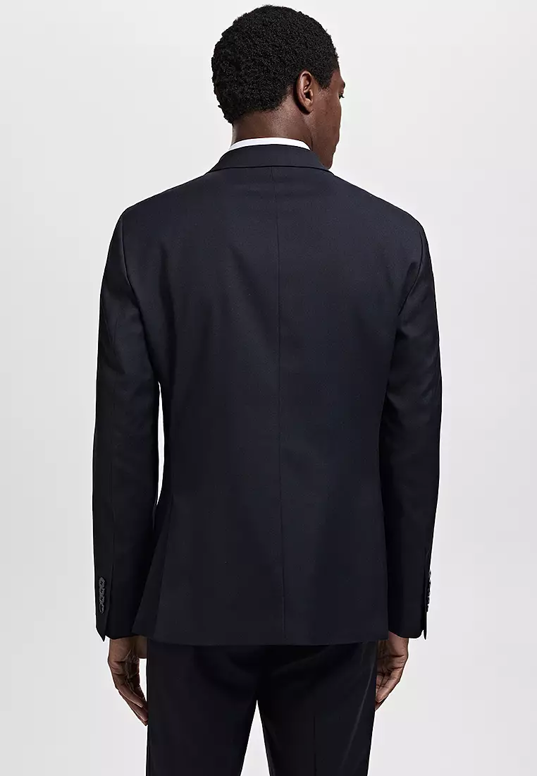 MANZINI DELMAS MAROON Slim Fit Suit (FINAL SALE) (IN STORE)