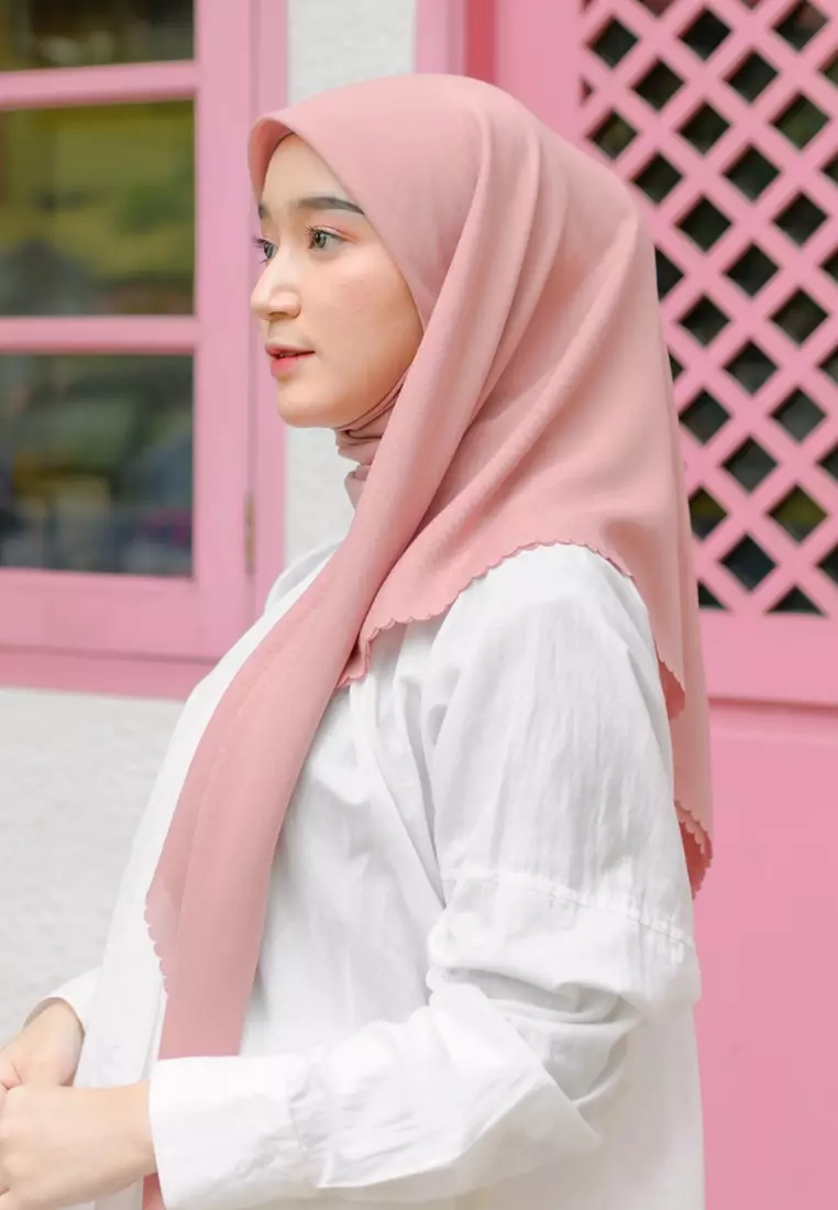 Haraa Voal Peach Pearl