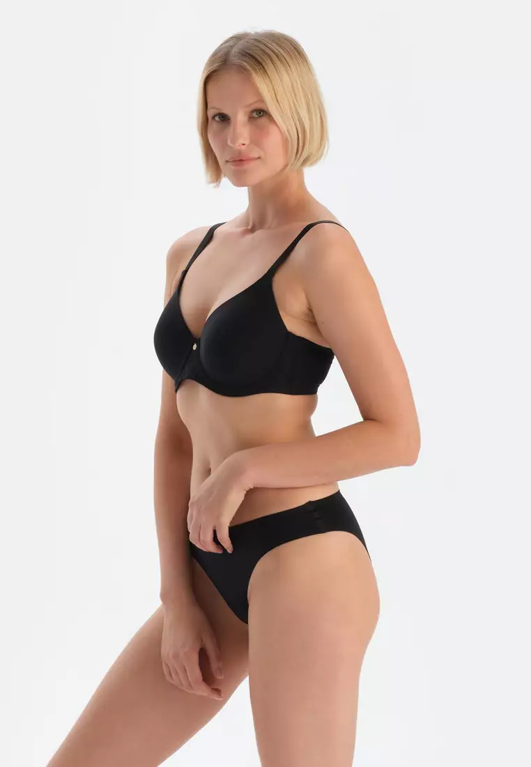 Black Basic Briefs, Underwear for Women
