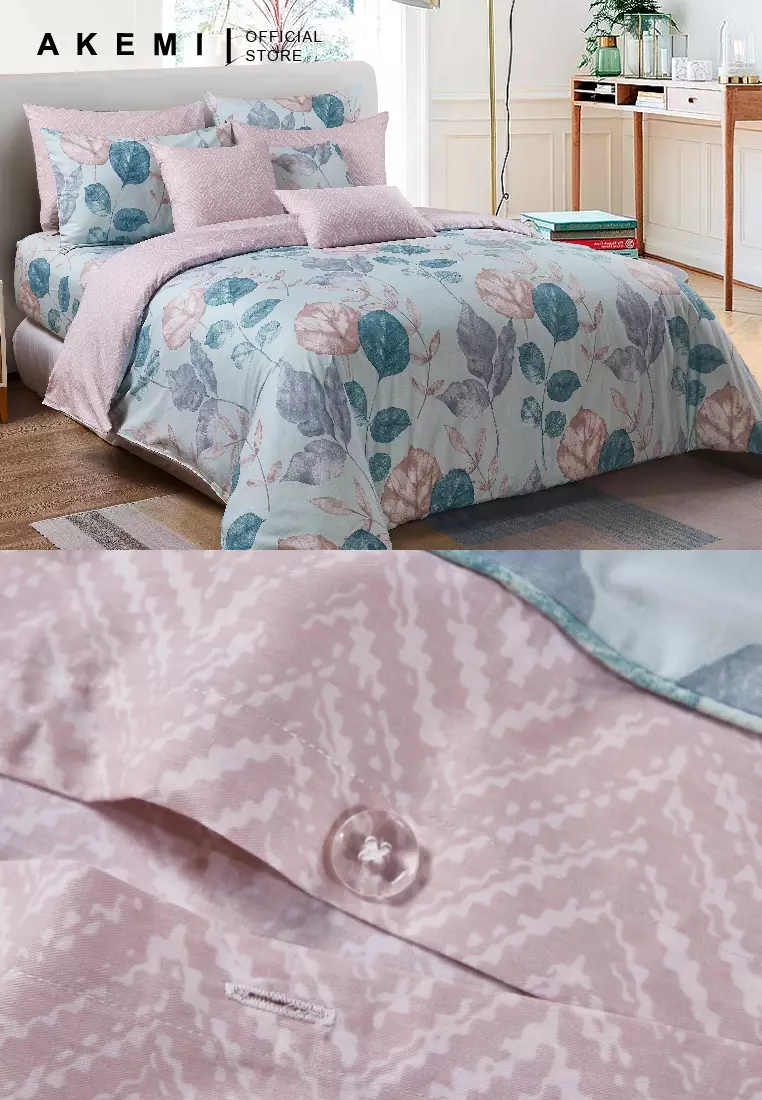 Buy AKEMI Akemi Cotton Select Adore Quilt Cover Set 730TC (Super Single