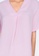 ZALORA BASICS pink Pleat Front Short Sleeve Dress D0286AA956E507GS_3