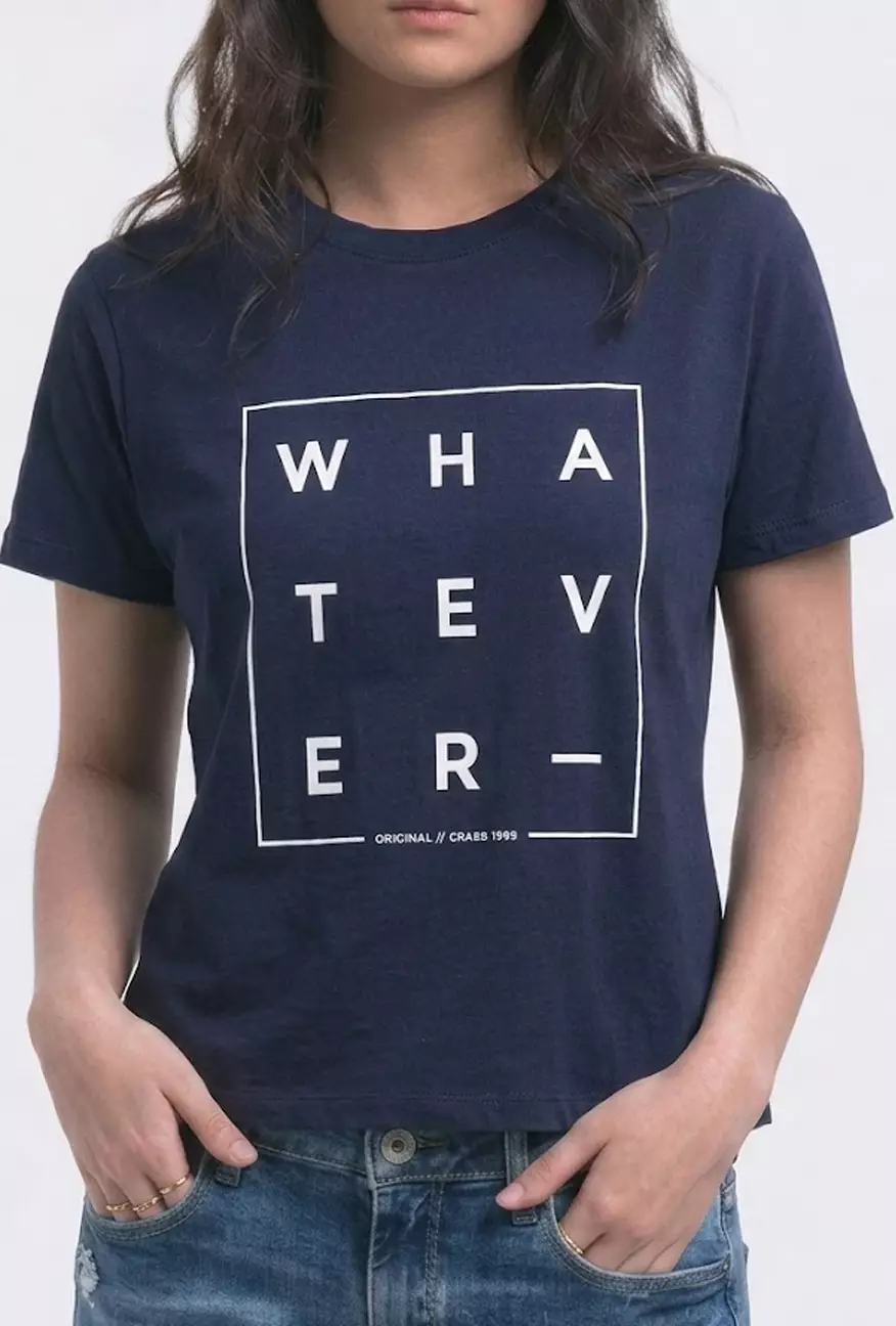 Kaos Wanita Druttle Navy