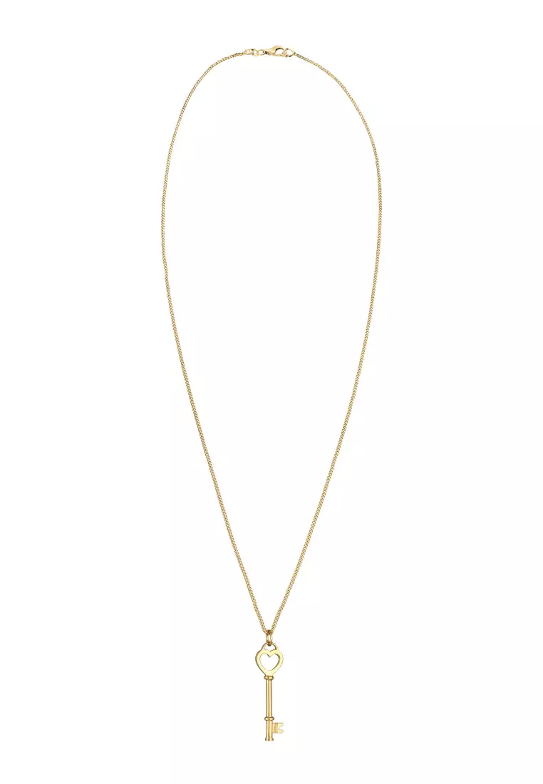 Necklace Key Gold Plated