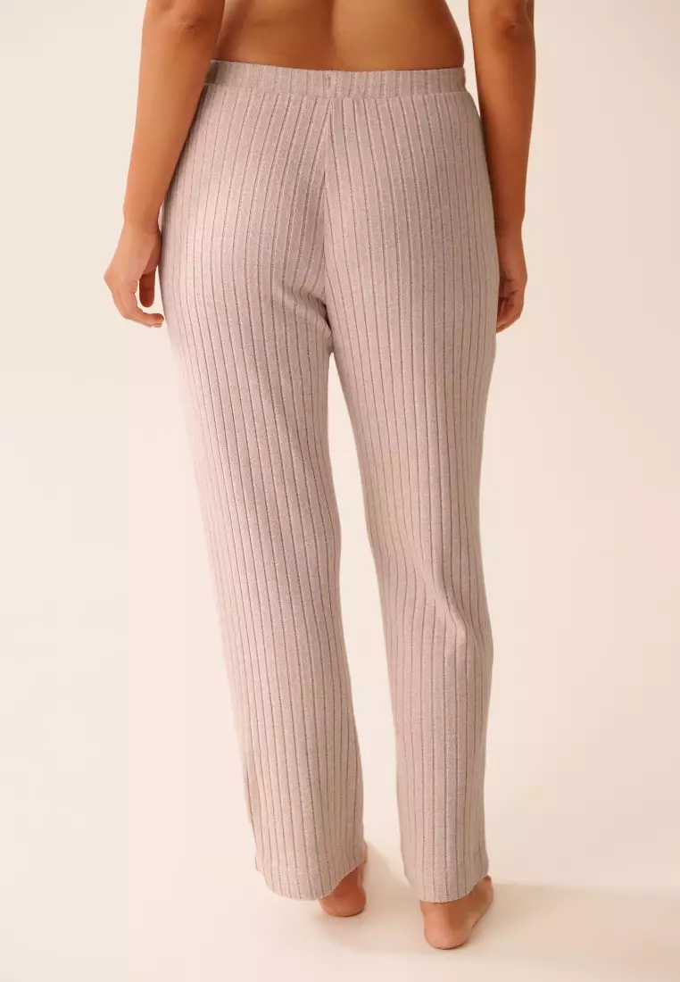 Ribbed Wide Leg Pants