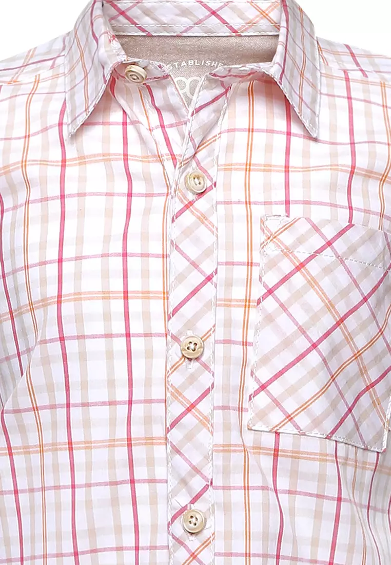 Qna Boy Benito Kemeja Pendek Anak Multicolor