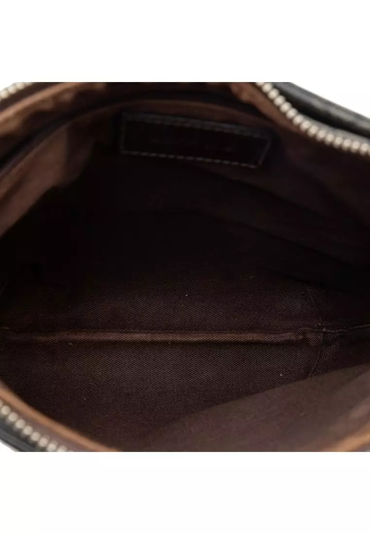 Pre-Loved Loewe Anagram Coated Canvas Crossbody