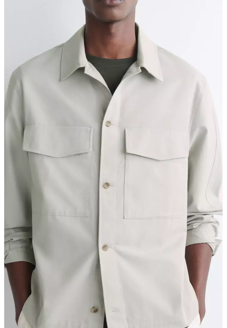 RELAXED COTTON OVERSHIRT