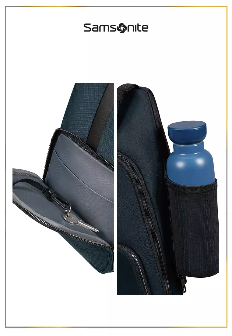 Samsonite Sacksquare Sling Bag Medium - Blue