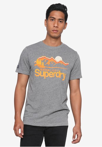 Superdry grey Outdoors T-Shirt - Original & Vintage 78BD6AA04C517DGS_1