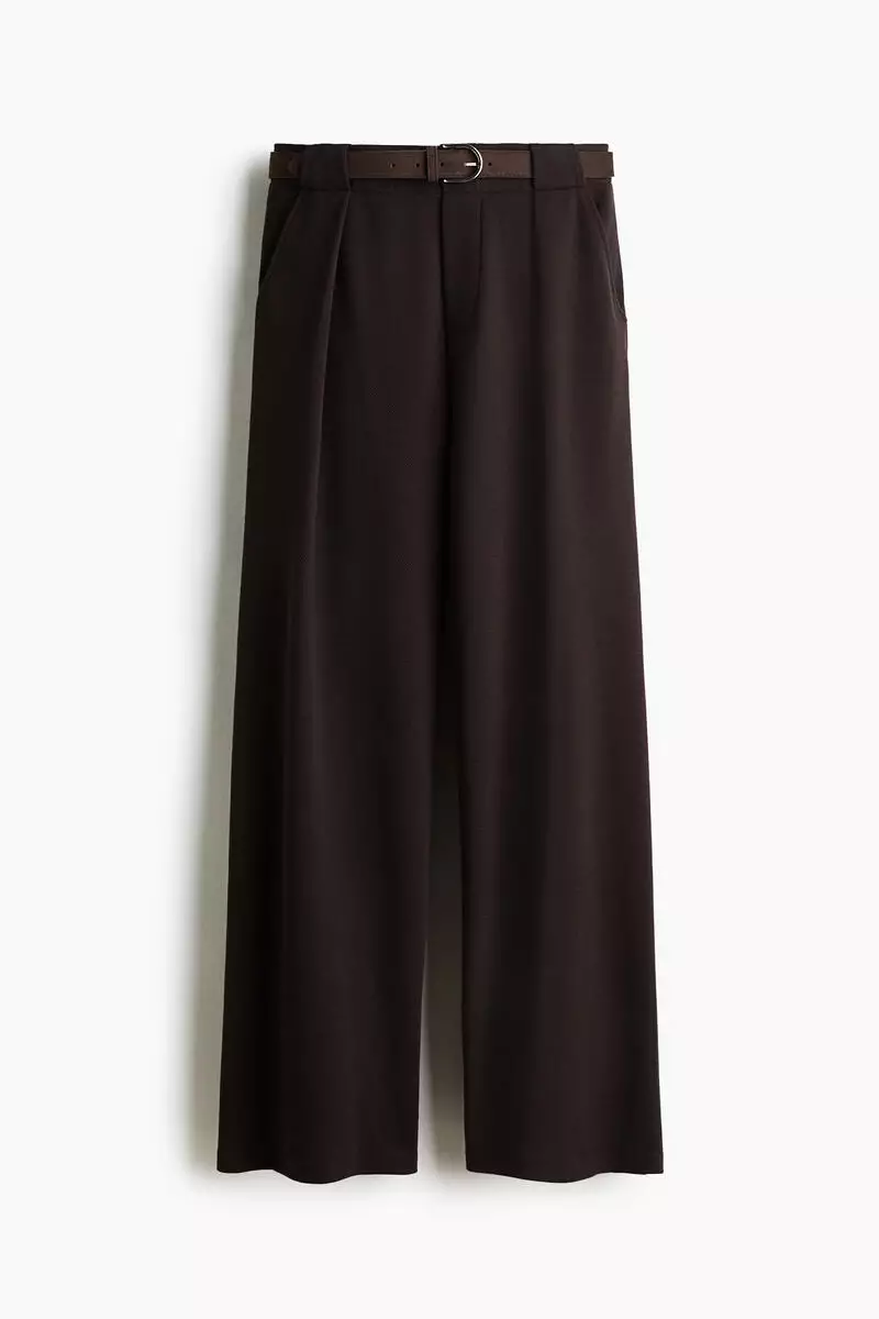 Belted Ponte di Roma trousers
