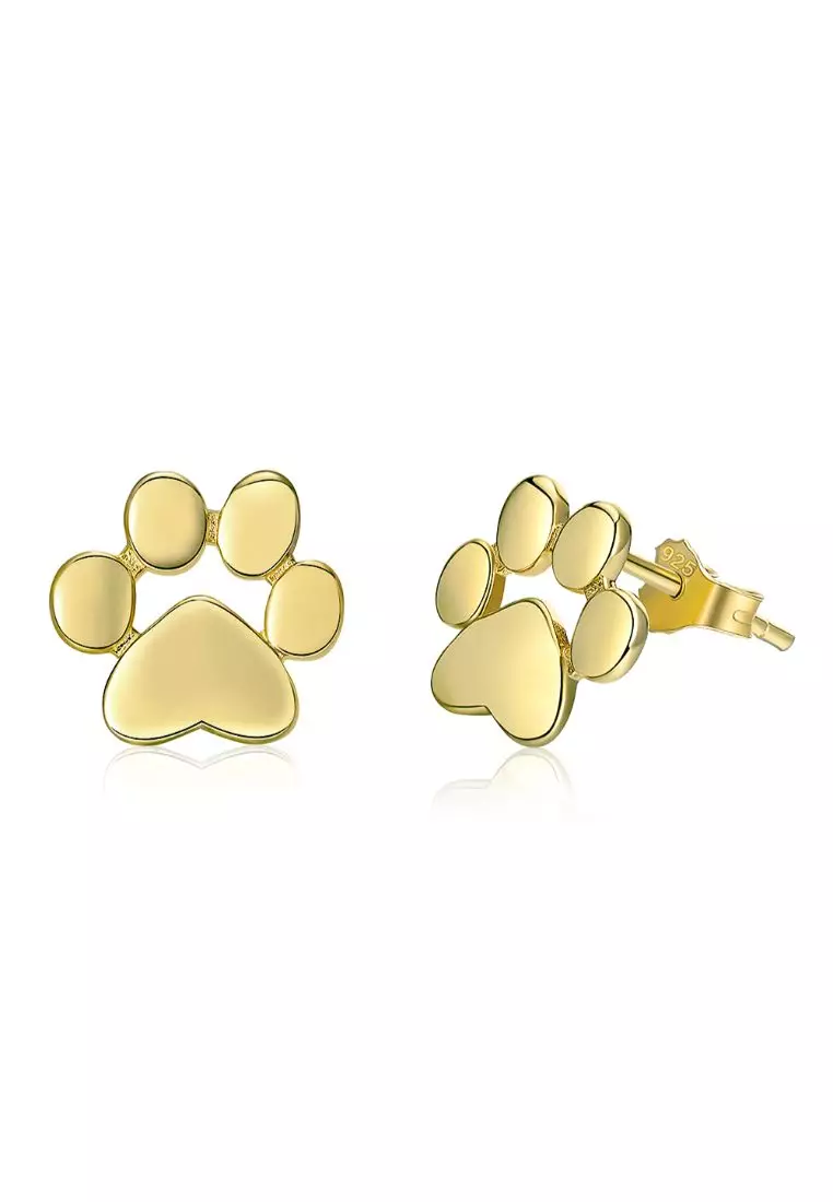Gold animal new arrivals stud earrings