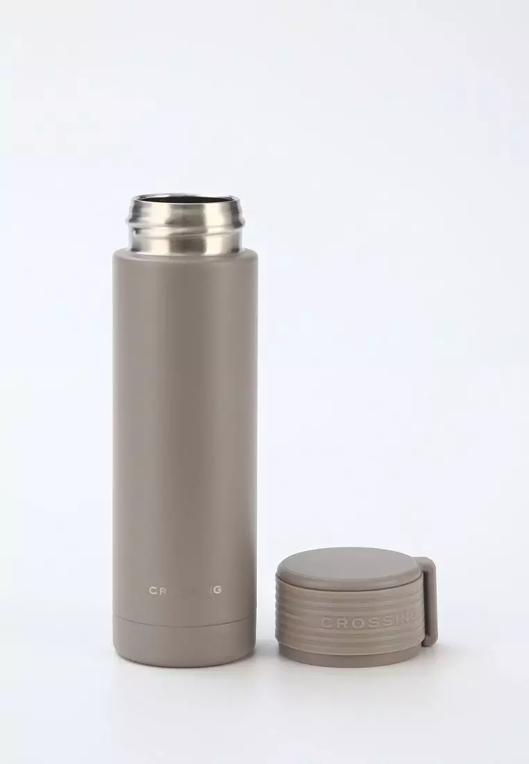 Crossing Compact Slim Insulated S/S Bottle 180ml - Latte