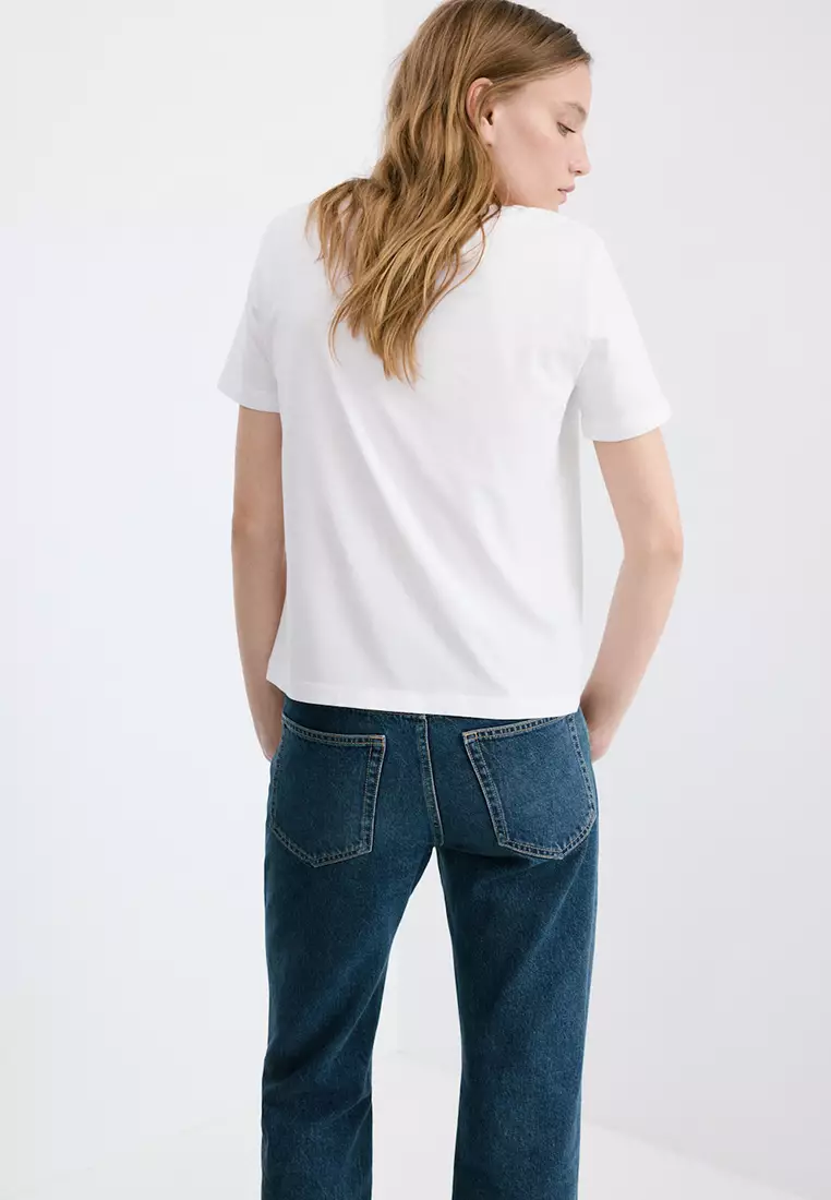 V-Neck Cotton T-Shirt