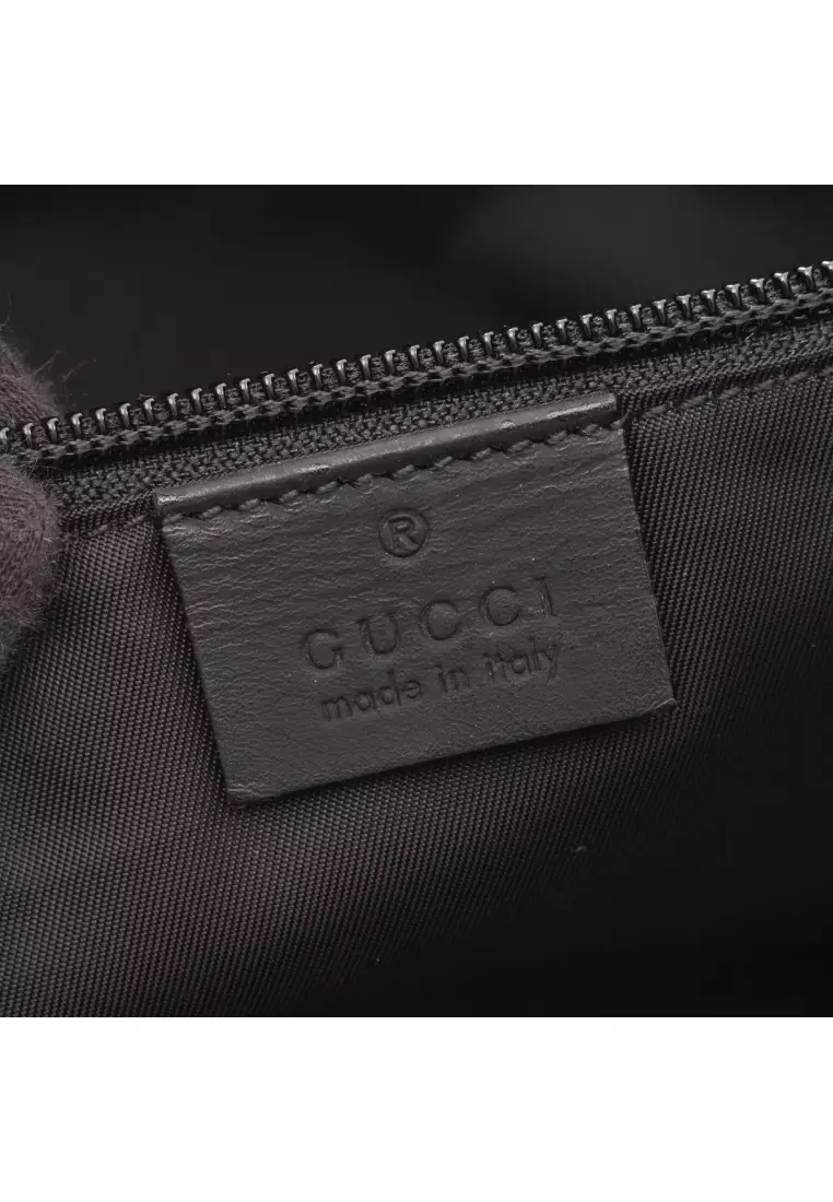 Pre-Loved Gucci gucci sima Messenger bag Shoulder bag leather black