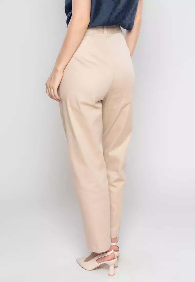 Crezelle Slim-Fit Pants with Pocket Detail