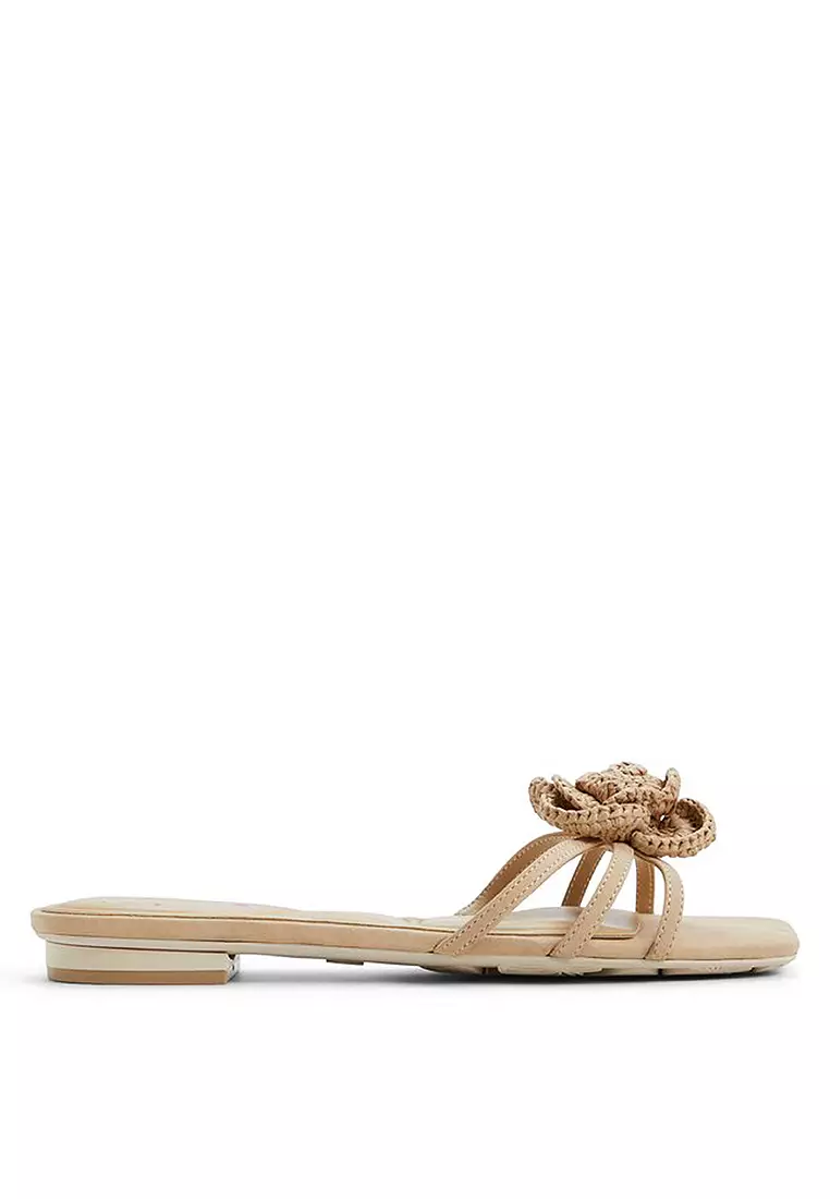 Discount on ALDO  shoes - SKU: Wildbloom Knitted Floral Sandals