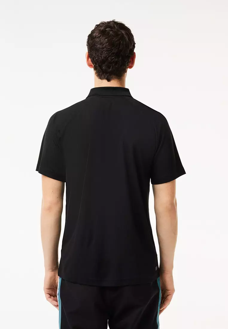 Men's Lacoste SPORT Breathable Run-Resistant Interlock Polo Shirt