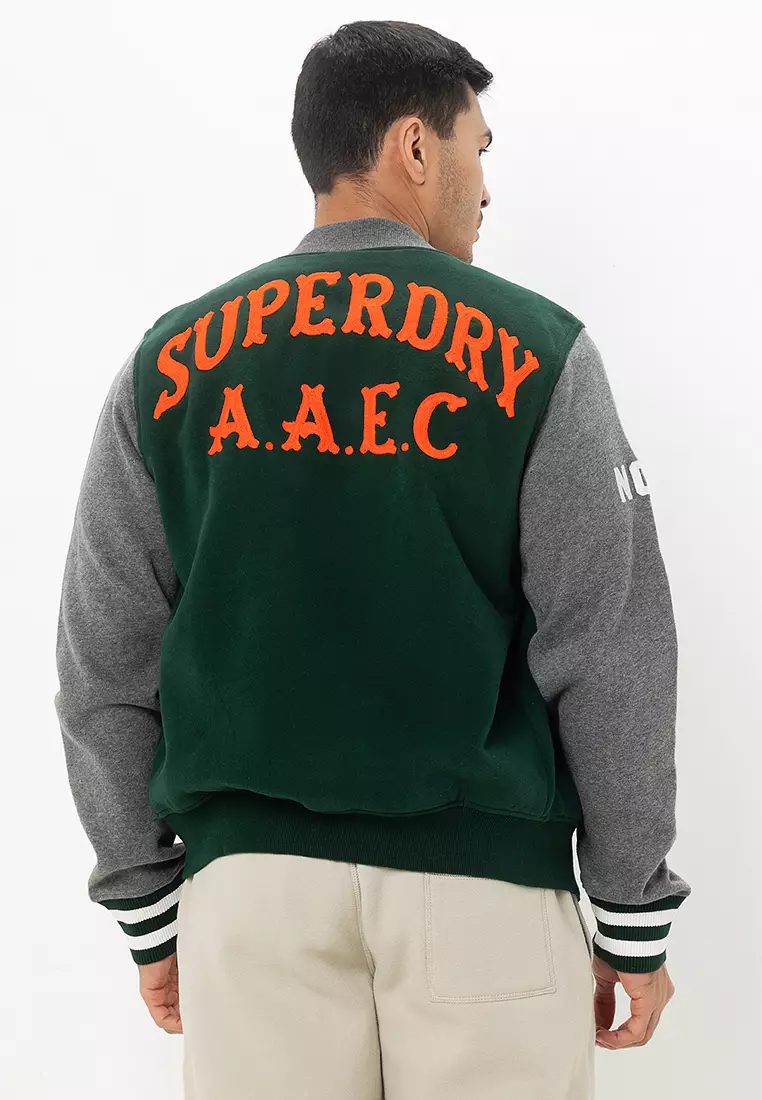 Vintage Collegiate Bomber Jacket