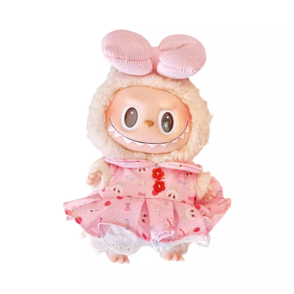 KIMMON MIMON BAJU DRESS BONEKA 02 - PINK