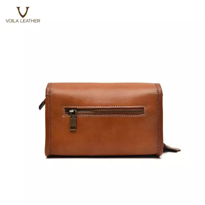 VOILA LEATHER Tas Selempang Wanita Kulit Asli Genuine Leather Sling Bag STELLA Havana