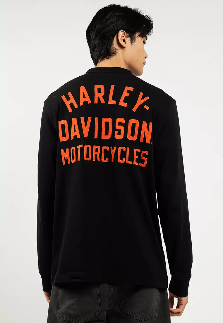 Harley-Davidson® Racer Font Henley
