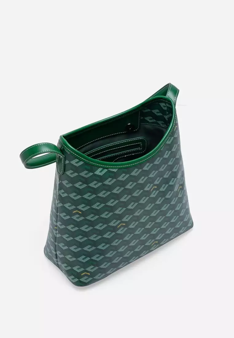 Alesso Medium Hobo Bag Green