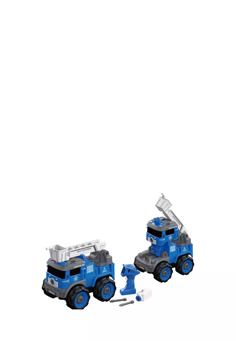 Okiedog DIY RC Transformer  Ladder Truck - Mobil Dan Robot Remote