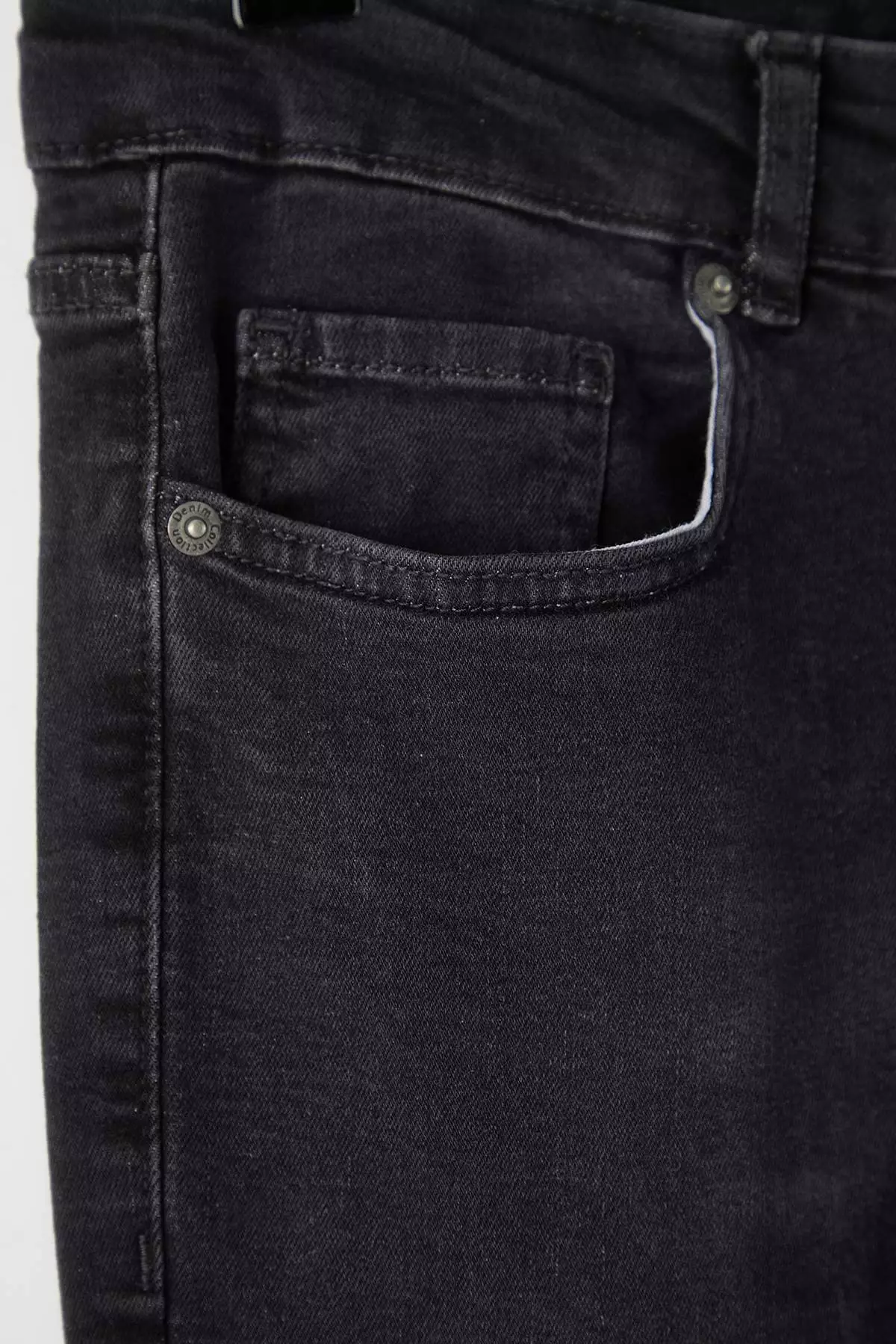 Anthracite Regular Fit Jeans Denim Trousers Tmnaw23Je00036