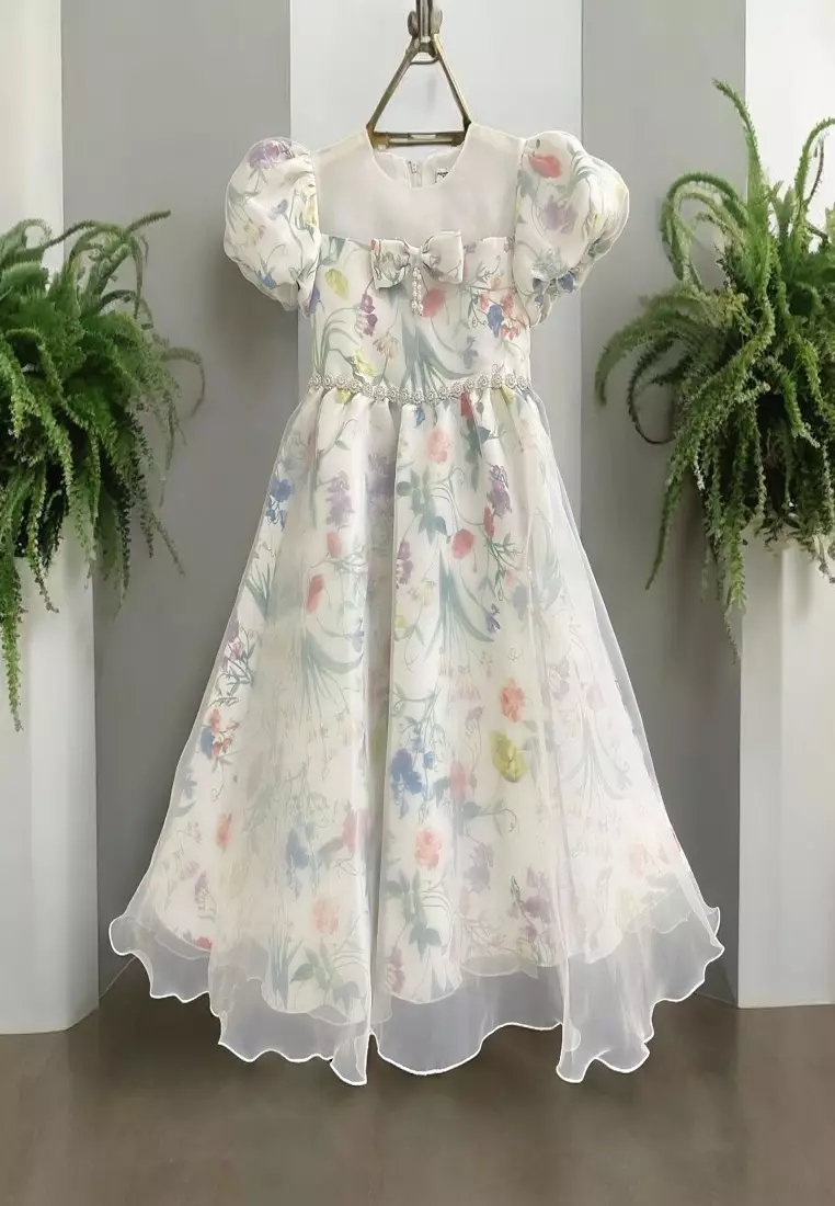 Princessa Flami Dress Aksen Aplikasi Layered Circles main image 0